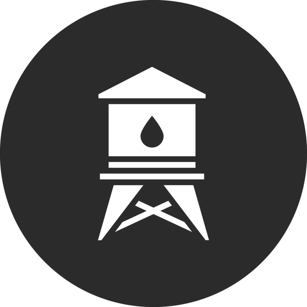 icône de vecteur de château d'eau