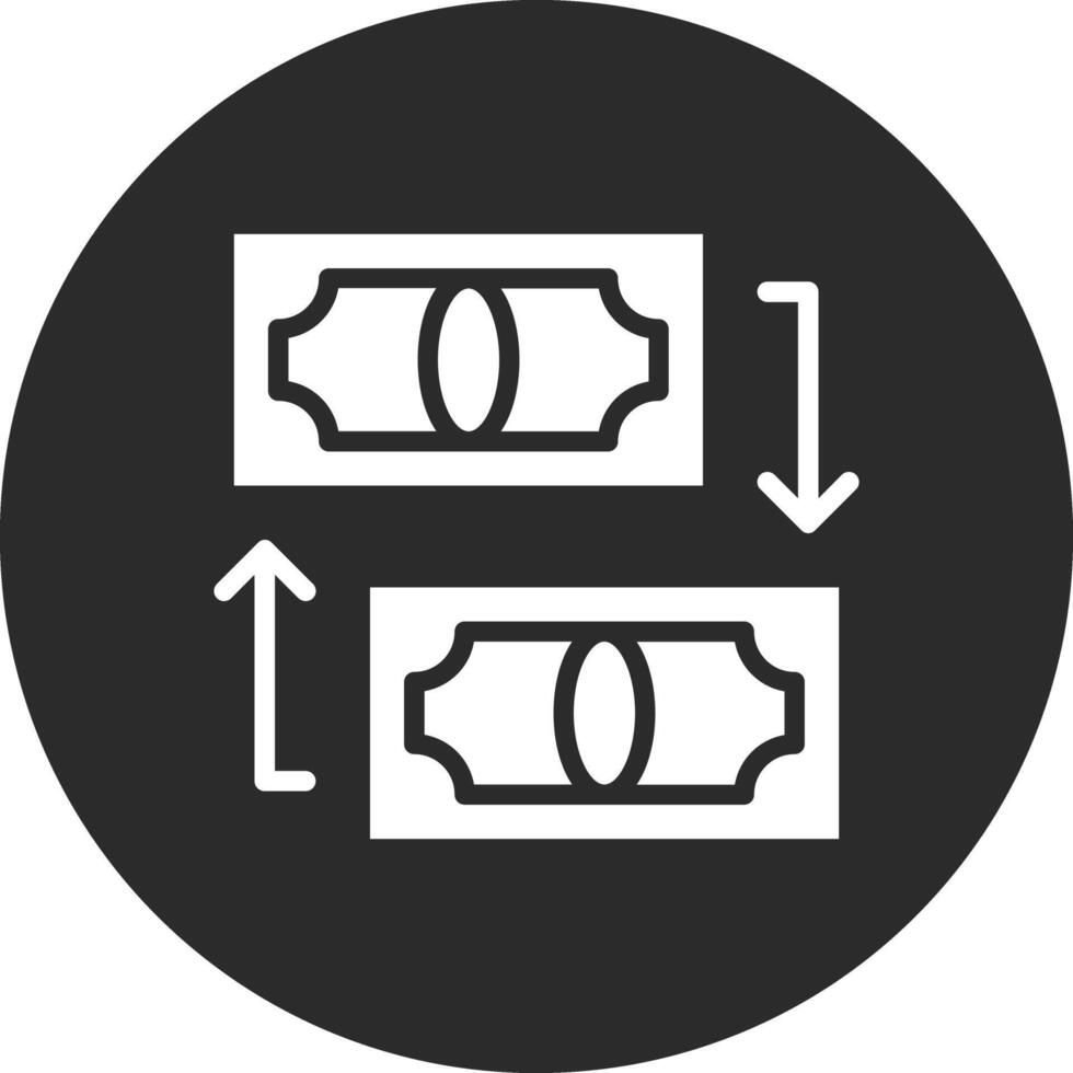 icône de vecteur de transfert d'argent