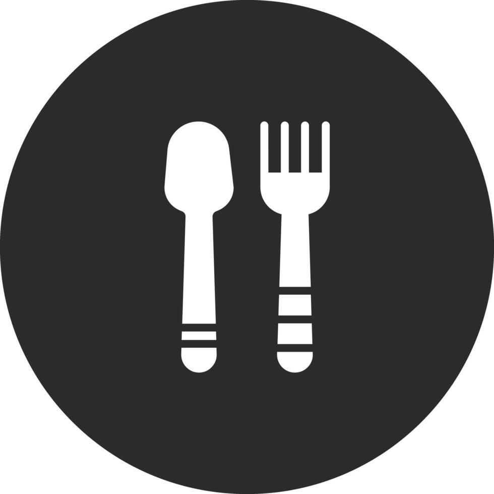 fourchette vecteur icône