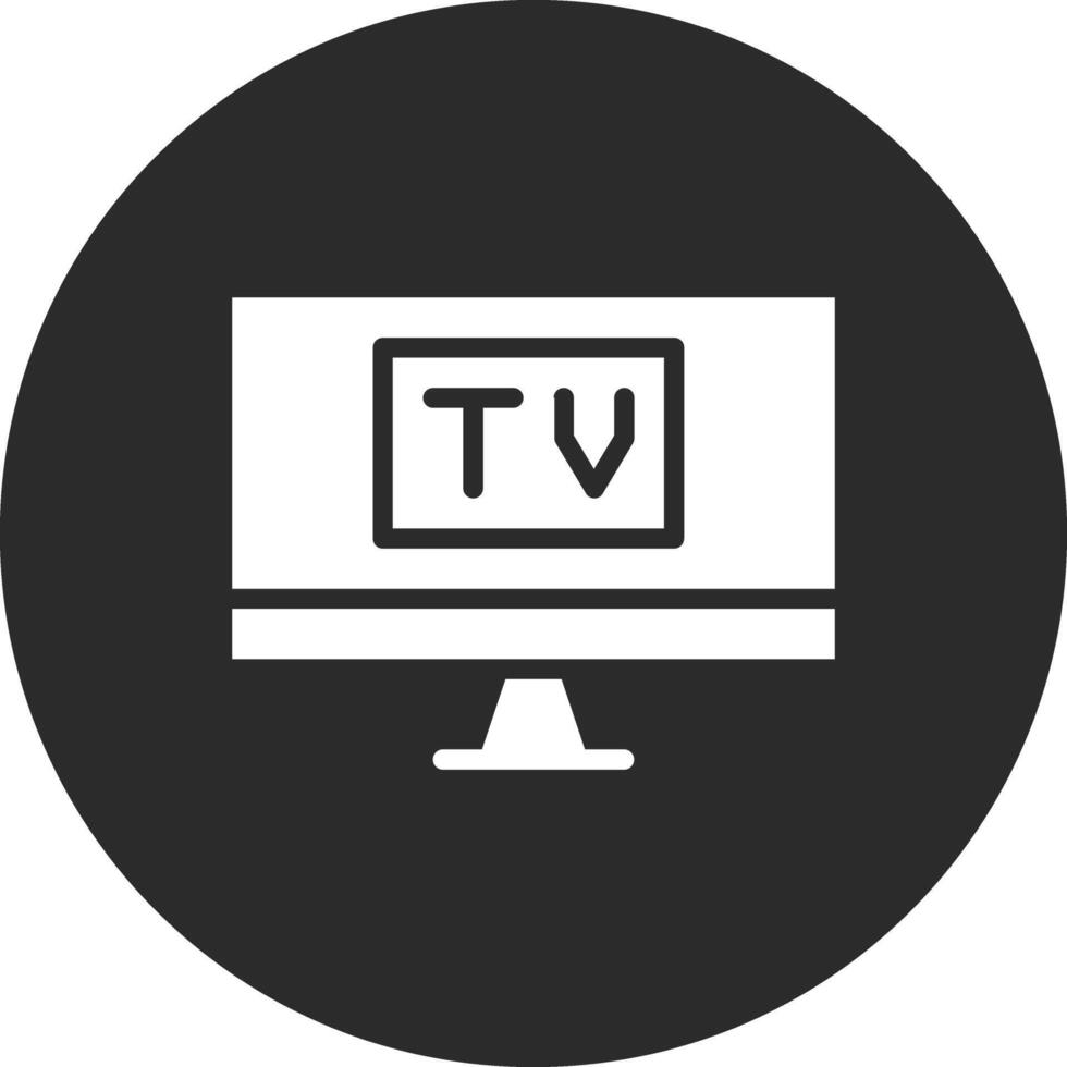 icône de vecteur d'écran de télévision