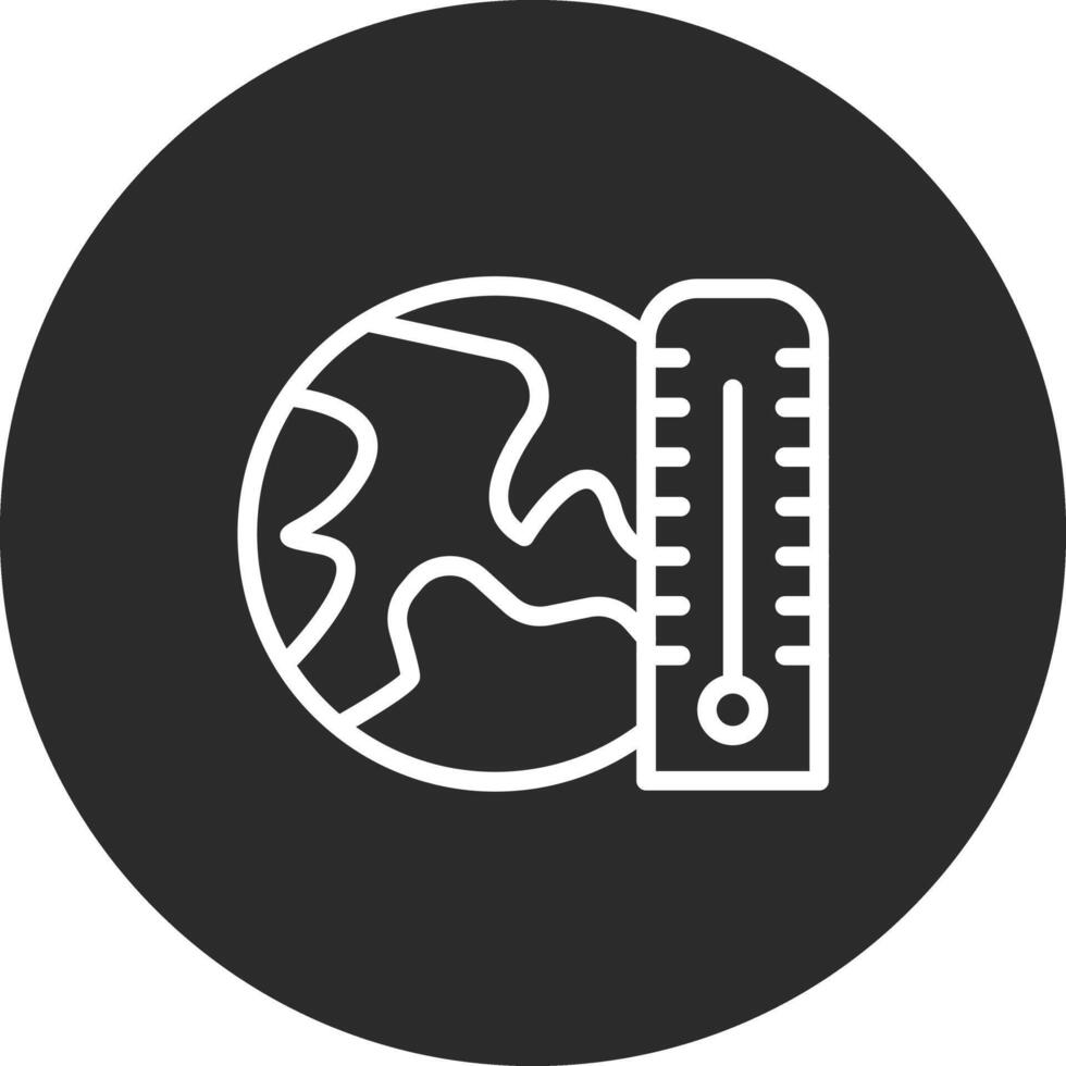 icône de vecteur de réchauffement climatique