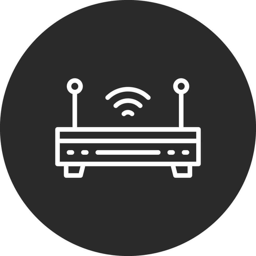 icône de vecteur de routeur sans fil