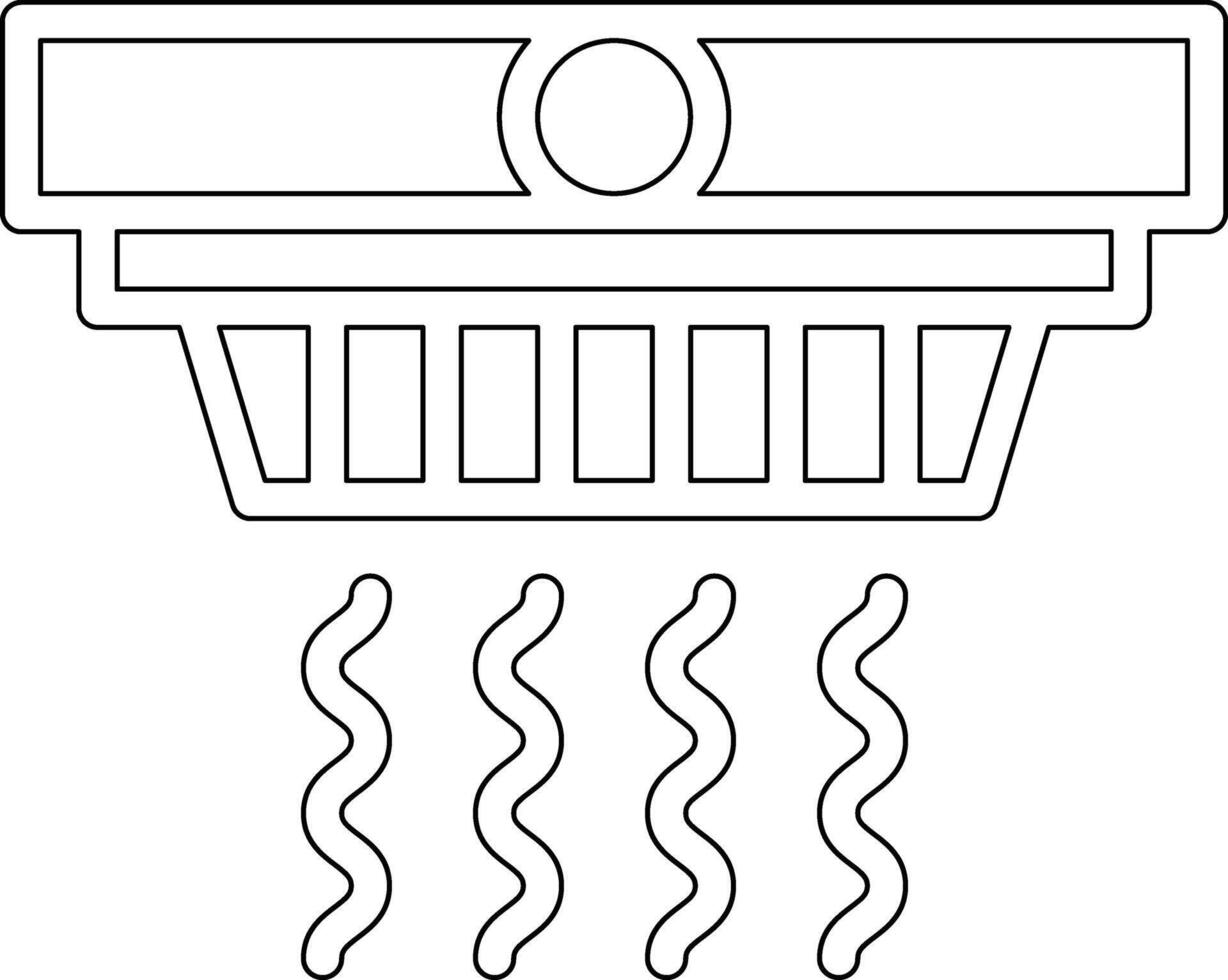 icône de vecteur de détecteur de fumée