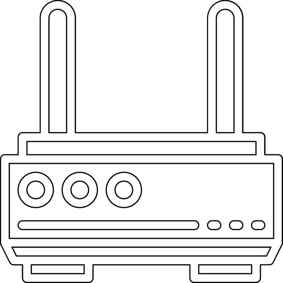 icône de vecteur de routeur wifi