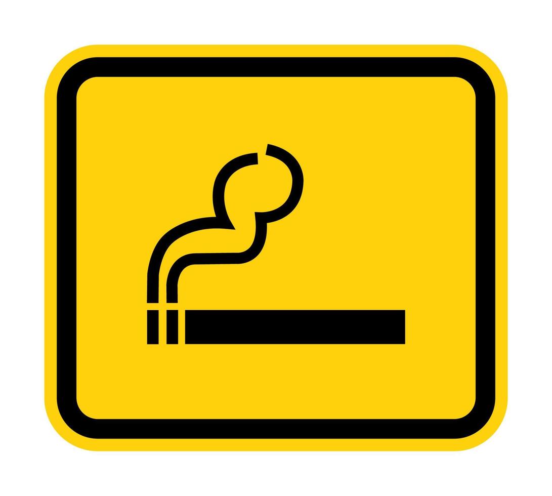 Aucun signe de symbole de fumer isoler sur fond blanc, illustration vectorielle eps.10 vecteur