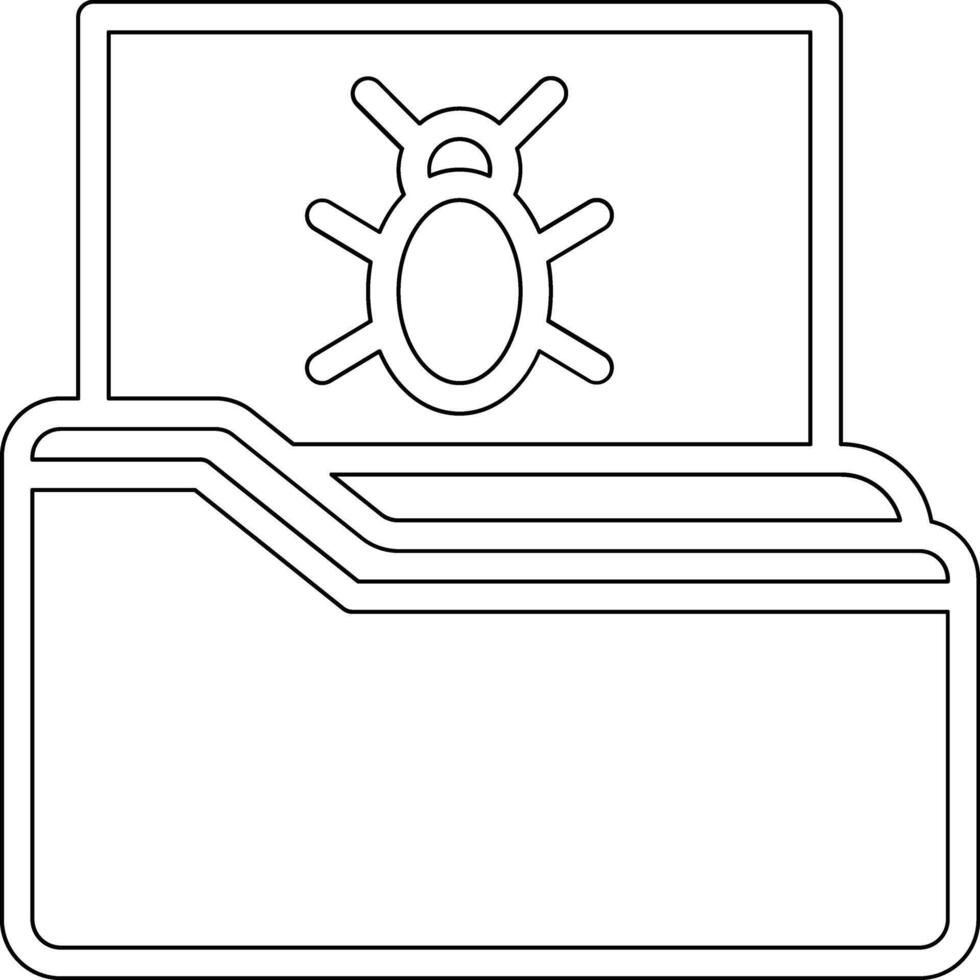 icône de vecteur de malware