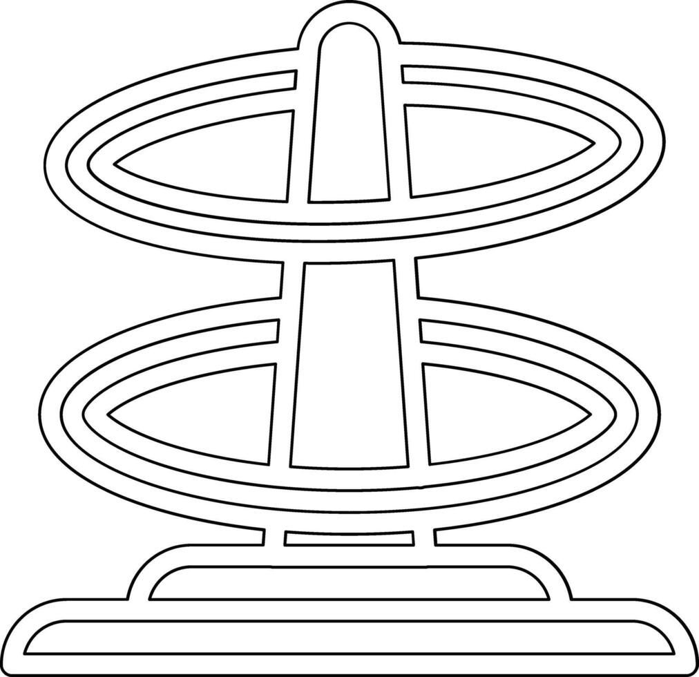 icône de vecteur de lancer d'anneau