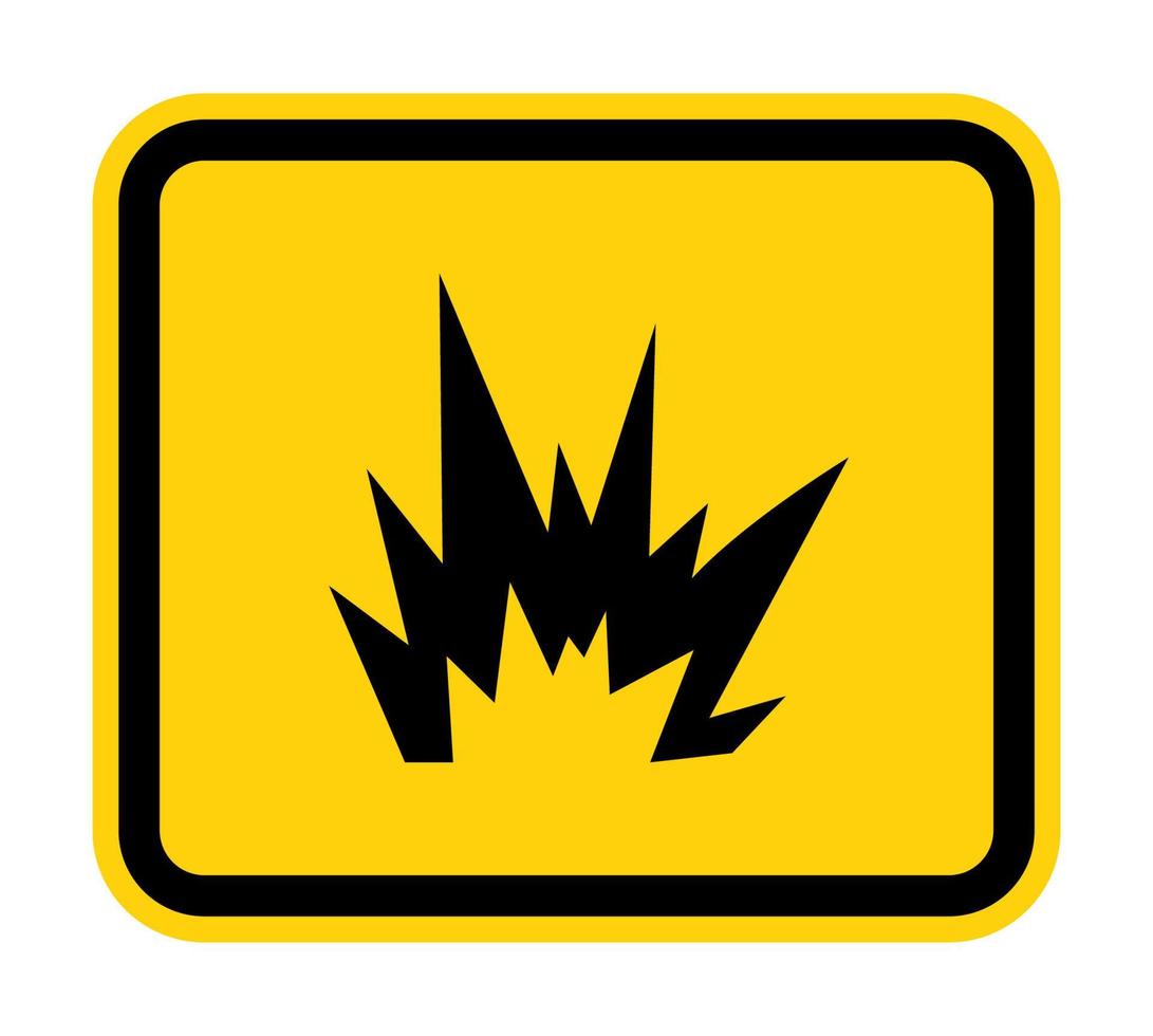 signe de symbole de danger arc flash, illustration vectorielle, isoler sur l'étiquette de fond blanc .eps10 vecteur