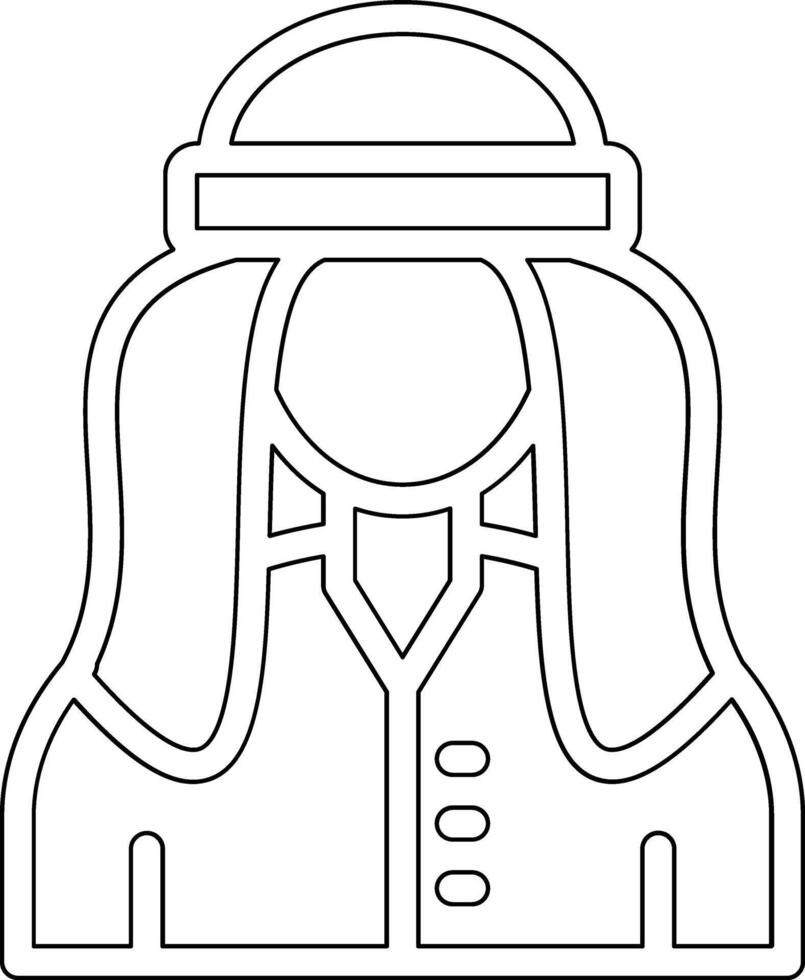 Masculin bédouin vecteur icône