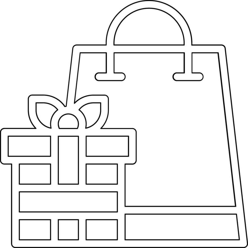 icône de vecteur de sac cadeau