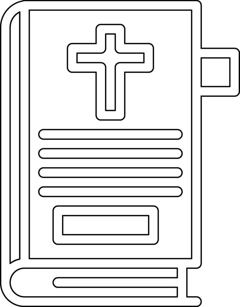 icône de vecteur de bible