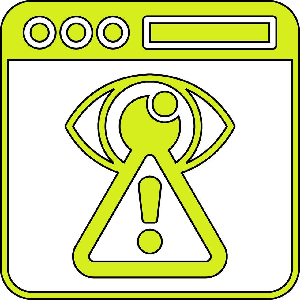 icône de vecteur de logiciel espion