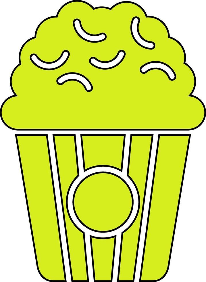 icône de vecteur de pop-corn