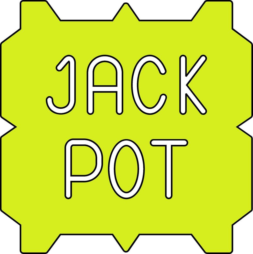 icône de vecteur de jackpot