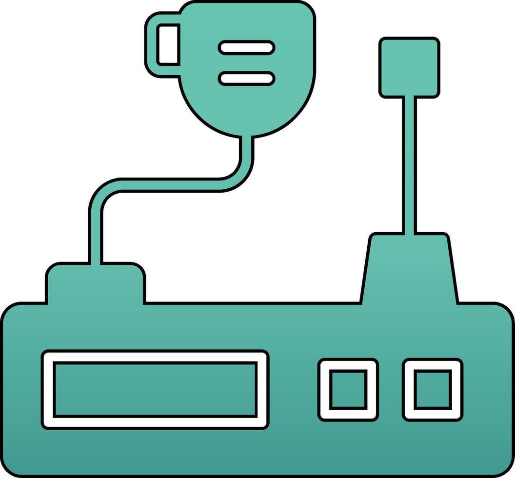 émetteur-récepteur vecteur icône