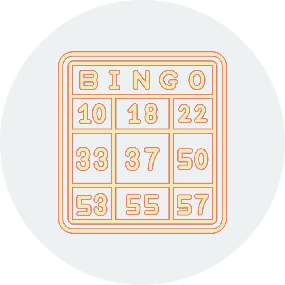 icône de vecteur de bingo