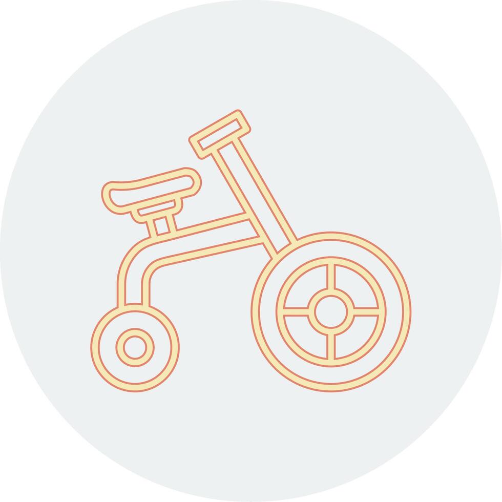 acrobatique bicyclette vecteur icône