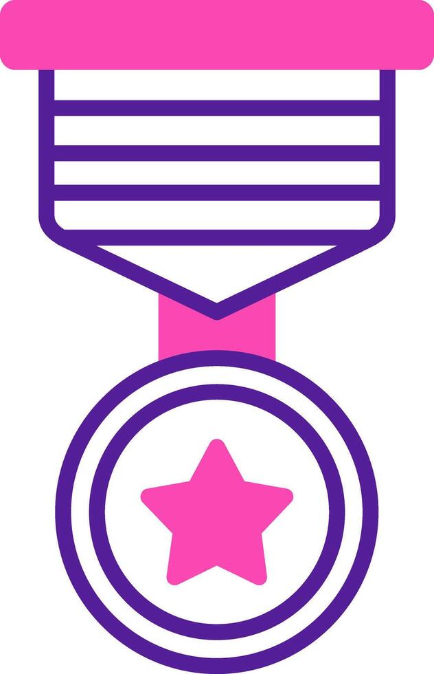 icône de vecteur de médaille