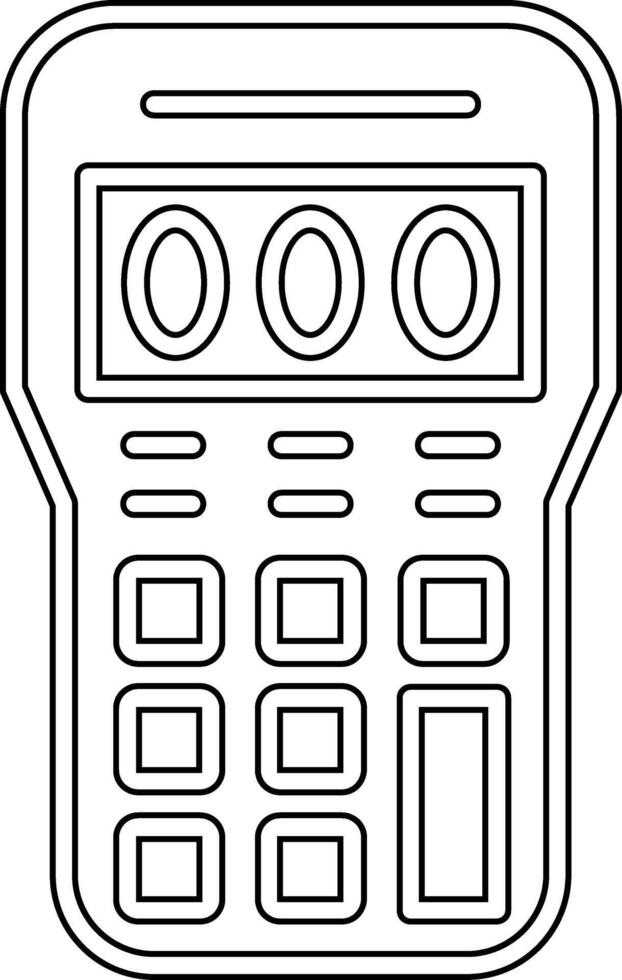 icône de vecteur de calcul