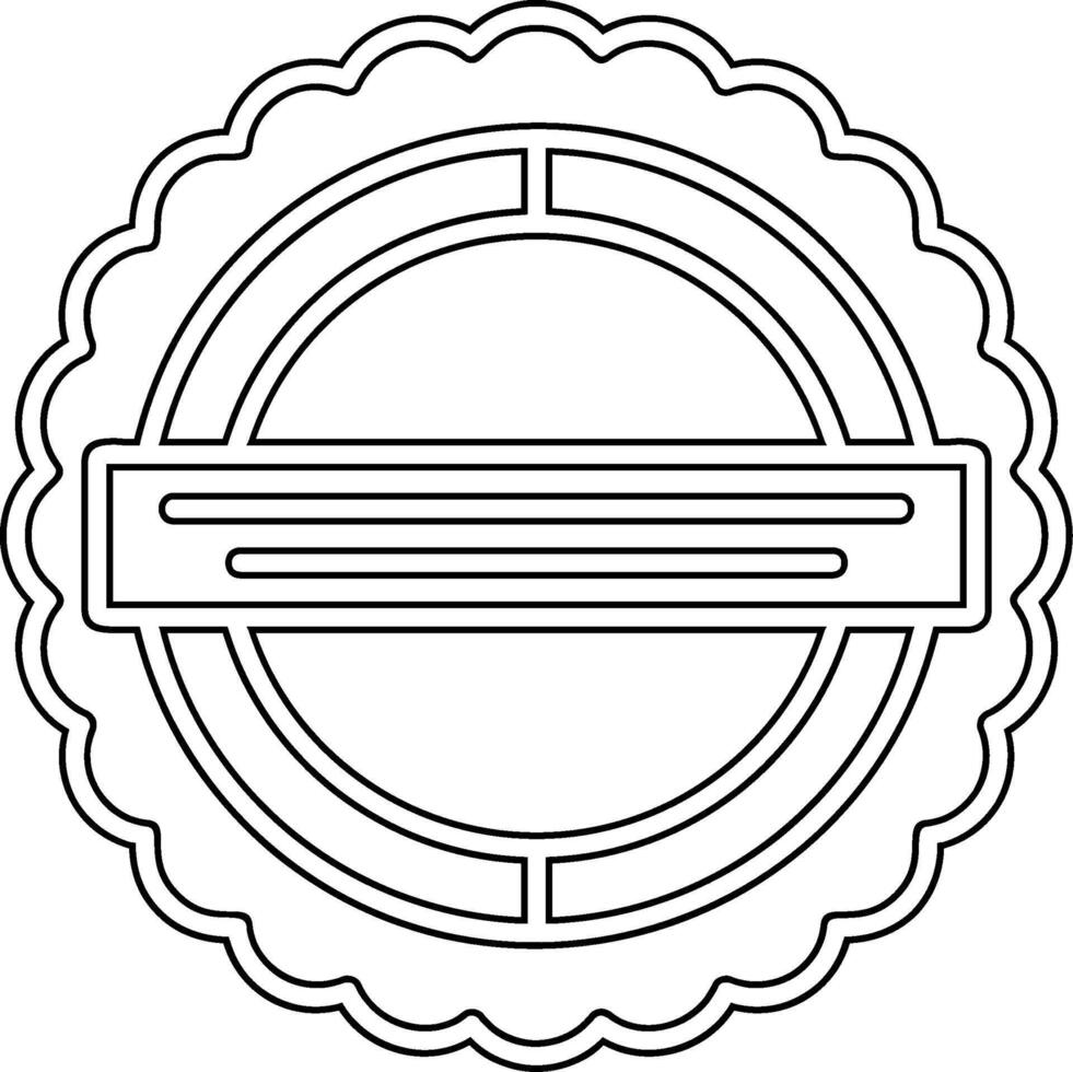 icône de vecteur de timbre