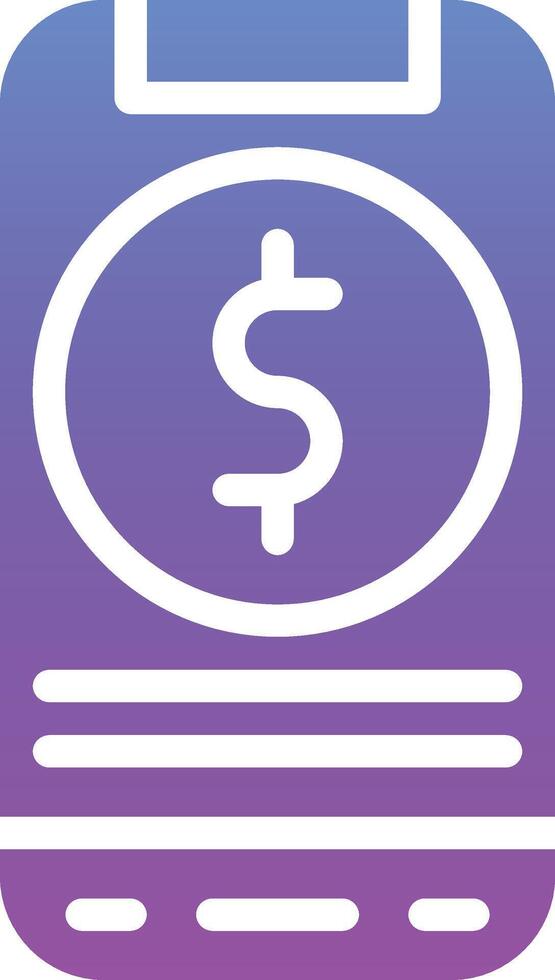 financier app vecteur icône