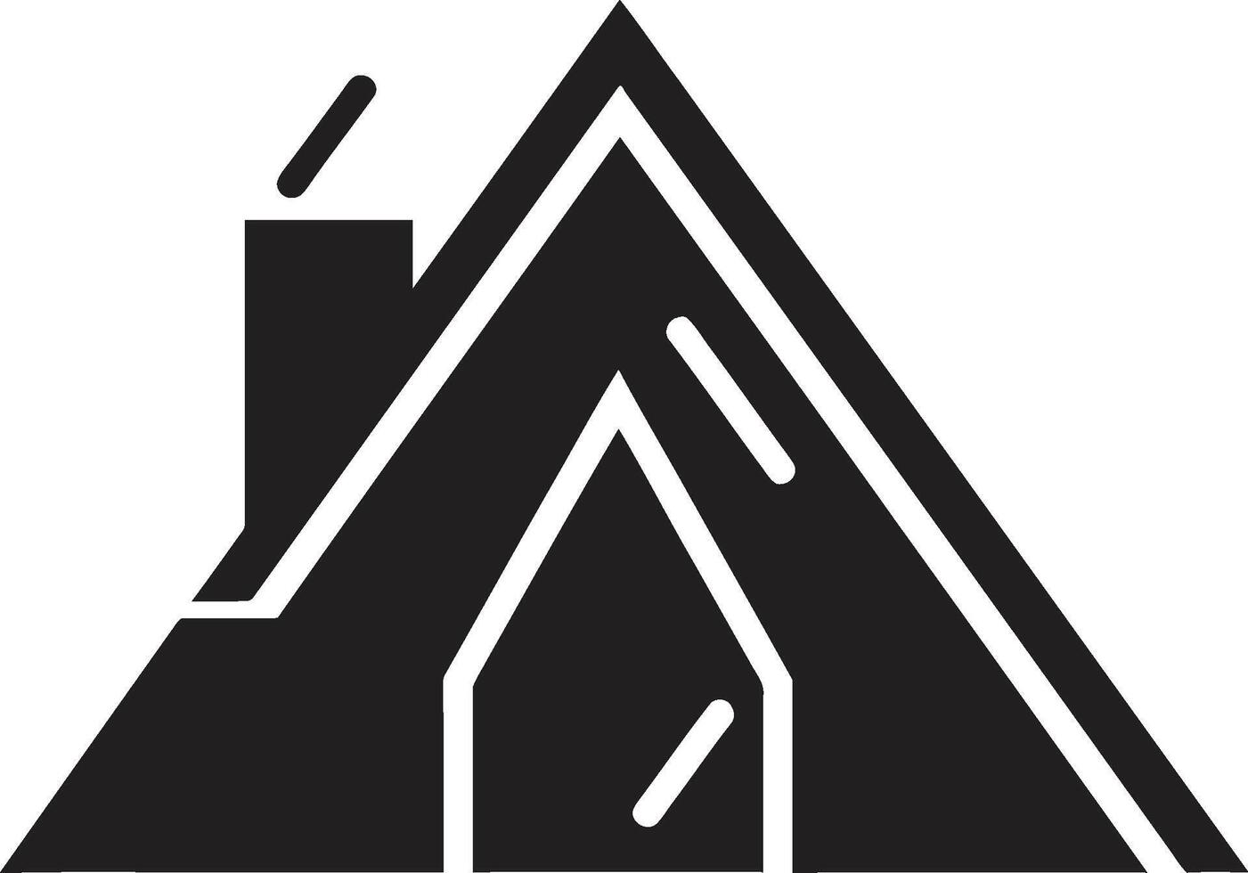 lisse bungalow icône moderne maison vecteur Urbain bungalow essence logo icône conception