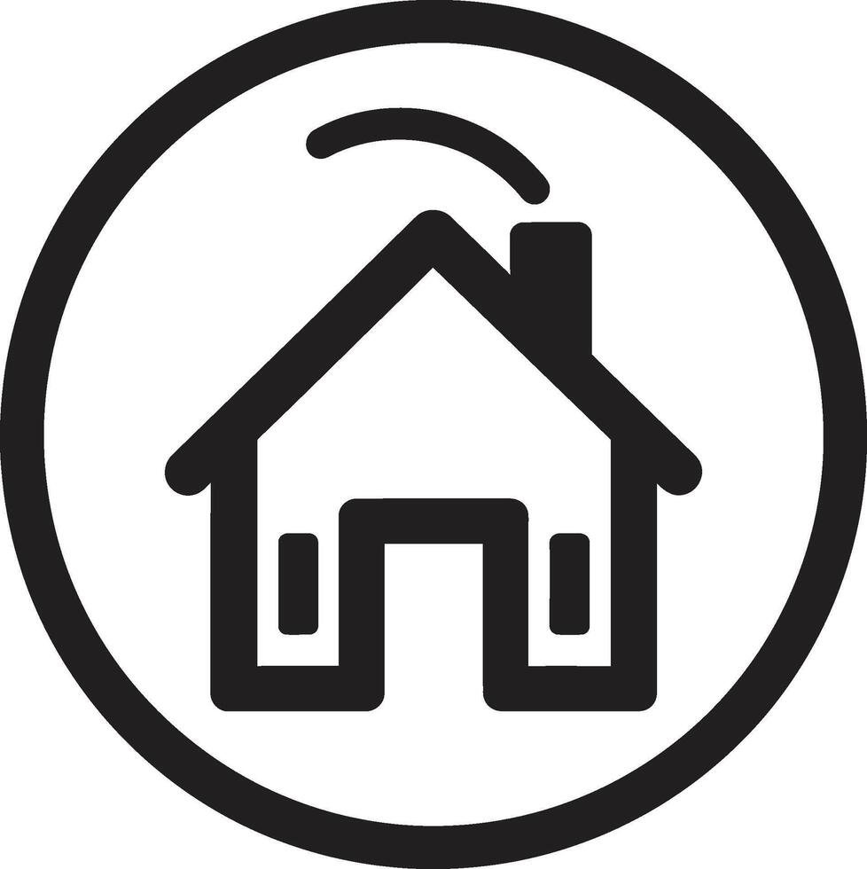 Urbain vivant symbole bungalow logo vecteur contemporain bungalow élégance maison icône conception