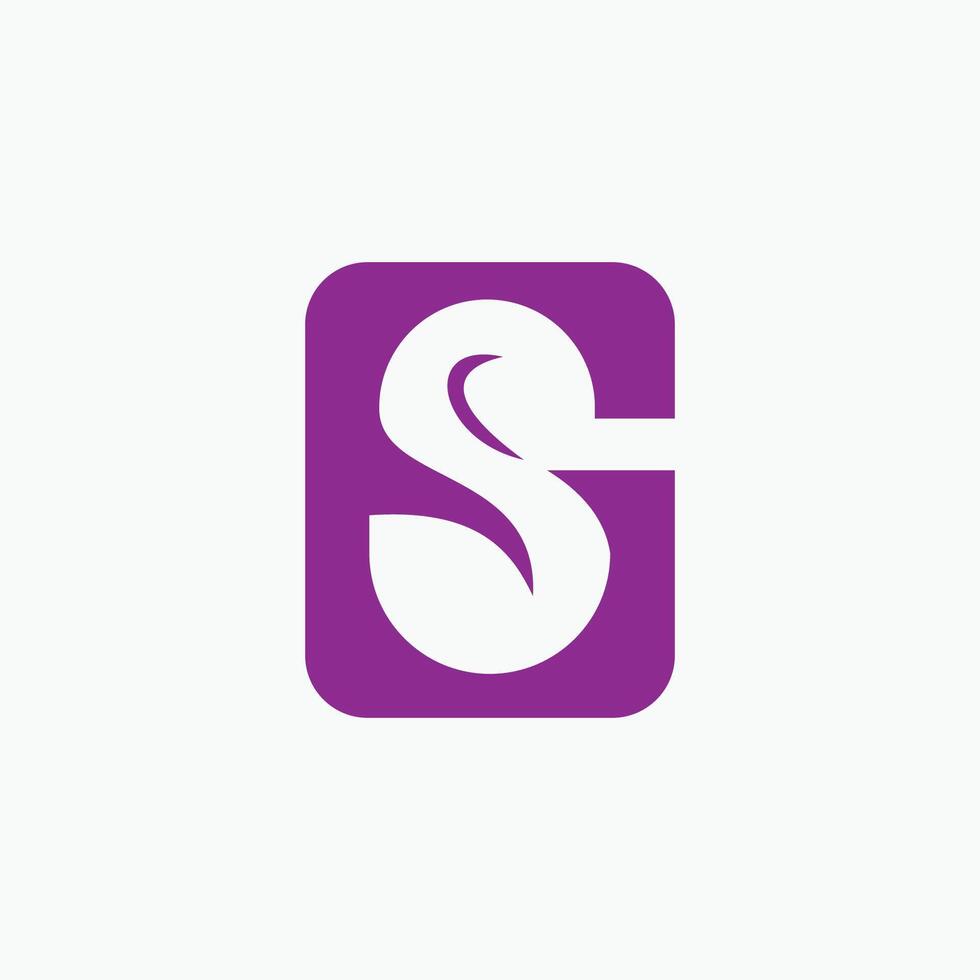 initiale lettre sg logo ou gs logo vecteur conception modèle
