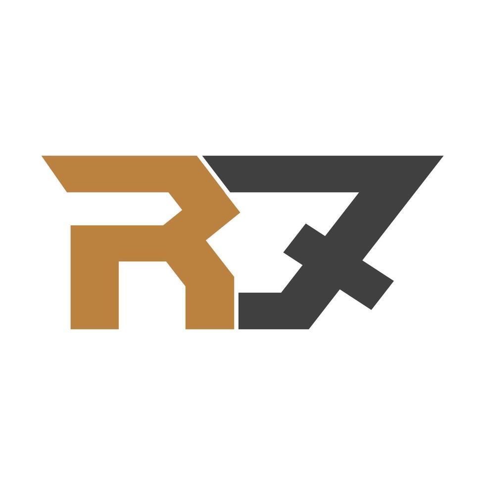 qr, rq, q et r abstrait initiale monogramme lettre alphabet logo conception vecteur