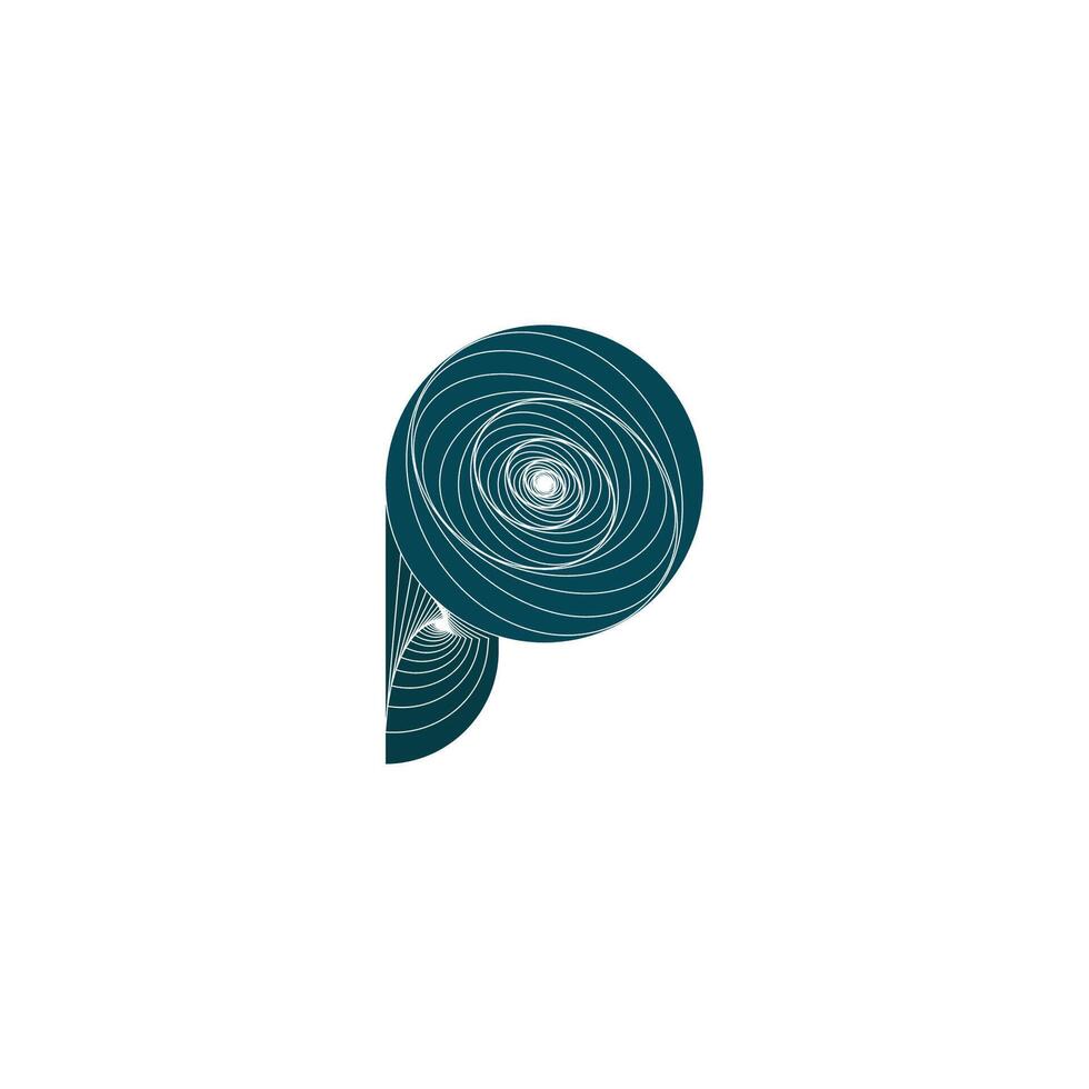 initiale lettre pp logo ou p logo vecteur conception modèle