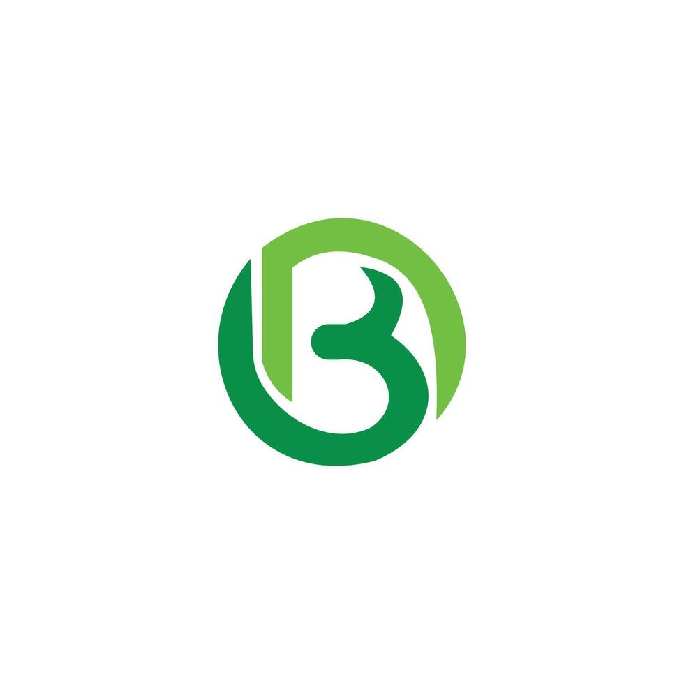initiale lettre ob ou bo logo vecteur conception modèle