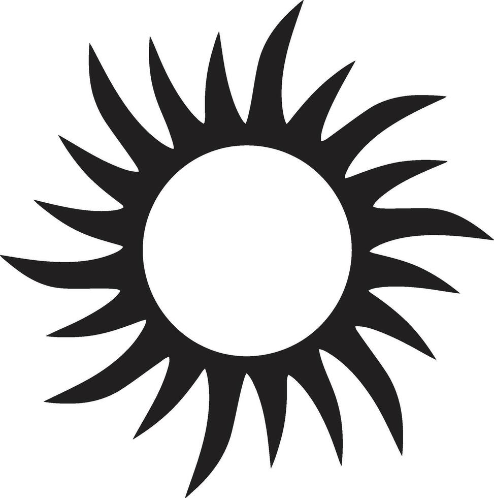 éblouissant délice Soleil symbolisme ensoleillé spectre Soleil logo conception vecteur