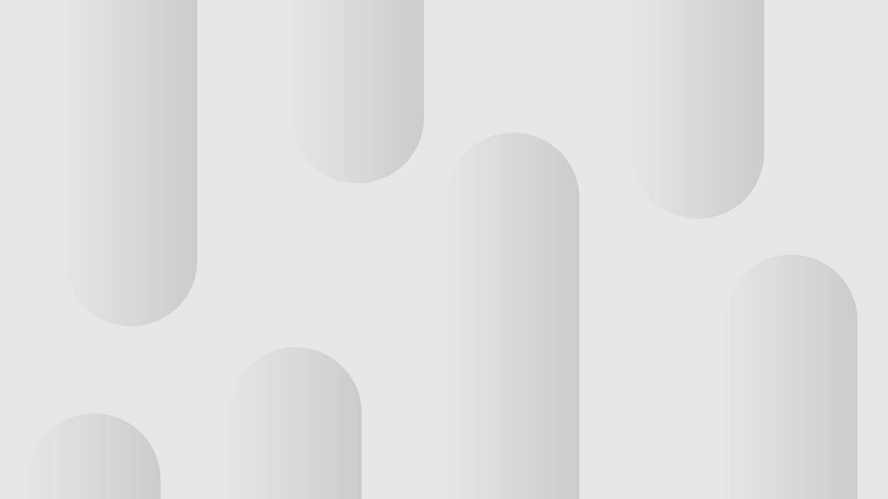 minimaliste élégant Contexte dans gris et blanc couleurs. vecteur illustration avec Facile pente. clair Contexte avec cylindre et géométrique abstrait motifs.