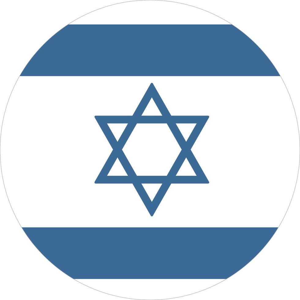 Israël drapeau nationale emblème graphique élément illustration vecteur