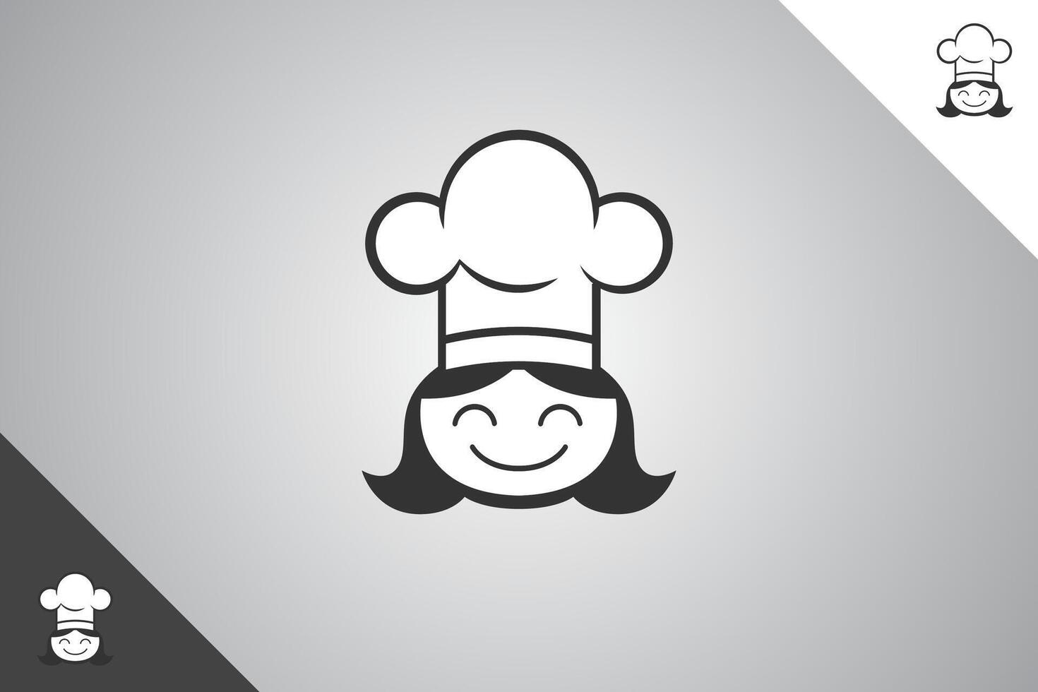 chef conception élément. boulangerie, Gâteaux et des pâtisseries logo identité modèle. parfait logo pour affaires en relation à boulangerie, Gâteaux et des pâtisseries. isolé Contexte. vecteur eps dix.