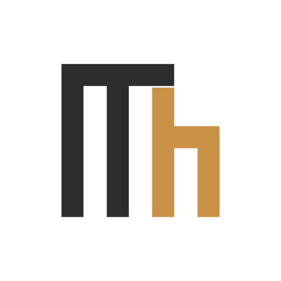 initiale mh lettre logo vecteur modèle conception. Créatif abstrait lettre hum logo conception. lié lettre hum logo conception.