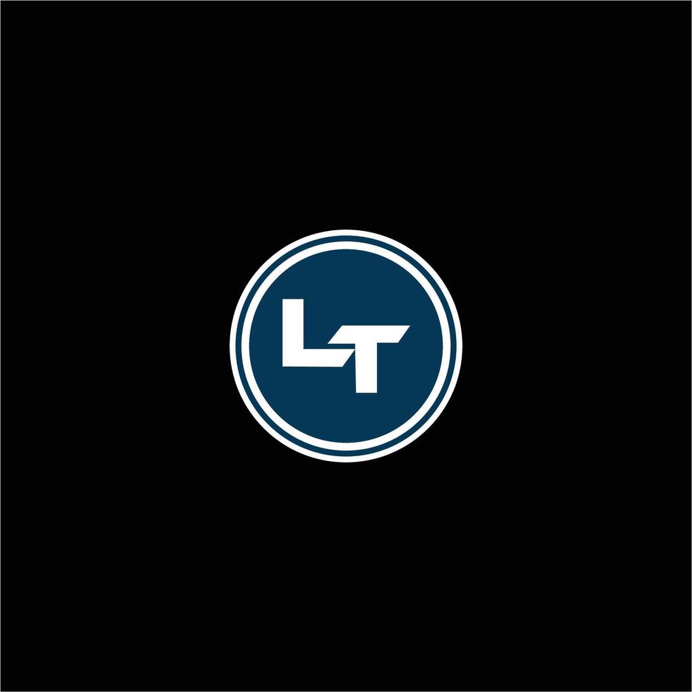 initiale lettre lt logo ou tl logo vecteur conception modèle