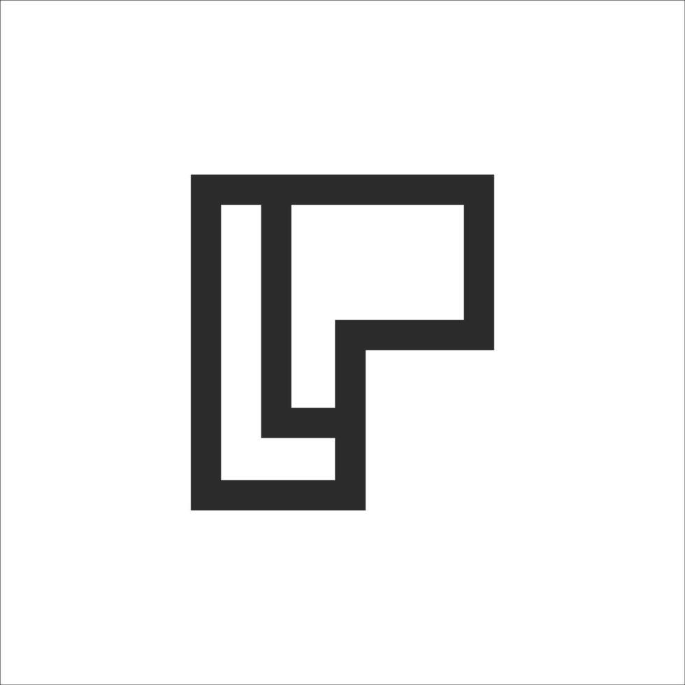 initiale lp lettre logo avec Créatif moderne affaires typographie vecteur modèle. Créatif abstrait lettre PL logo conception.