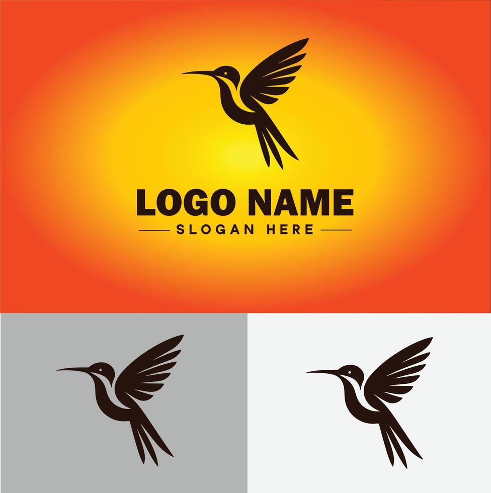 colibri logo vecteur art icône graphique pour entreprise marque affaires icône colibri logo modèle