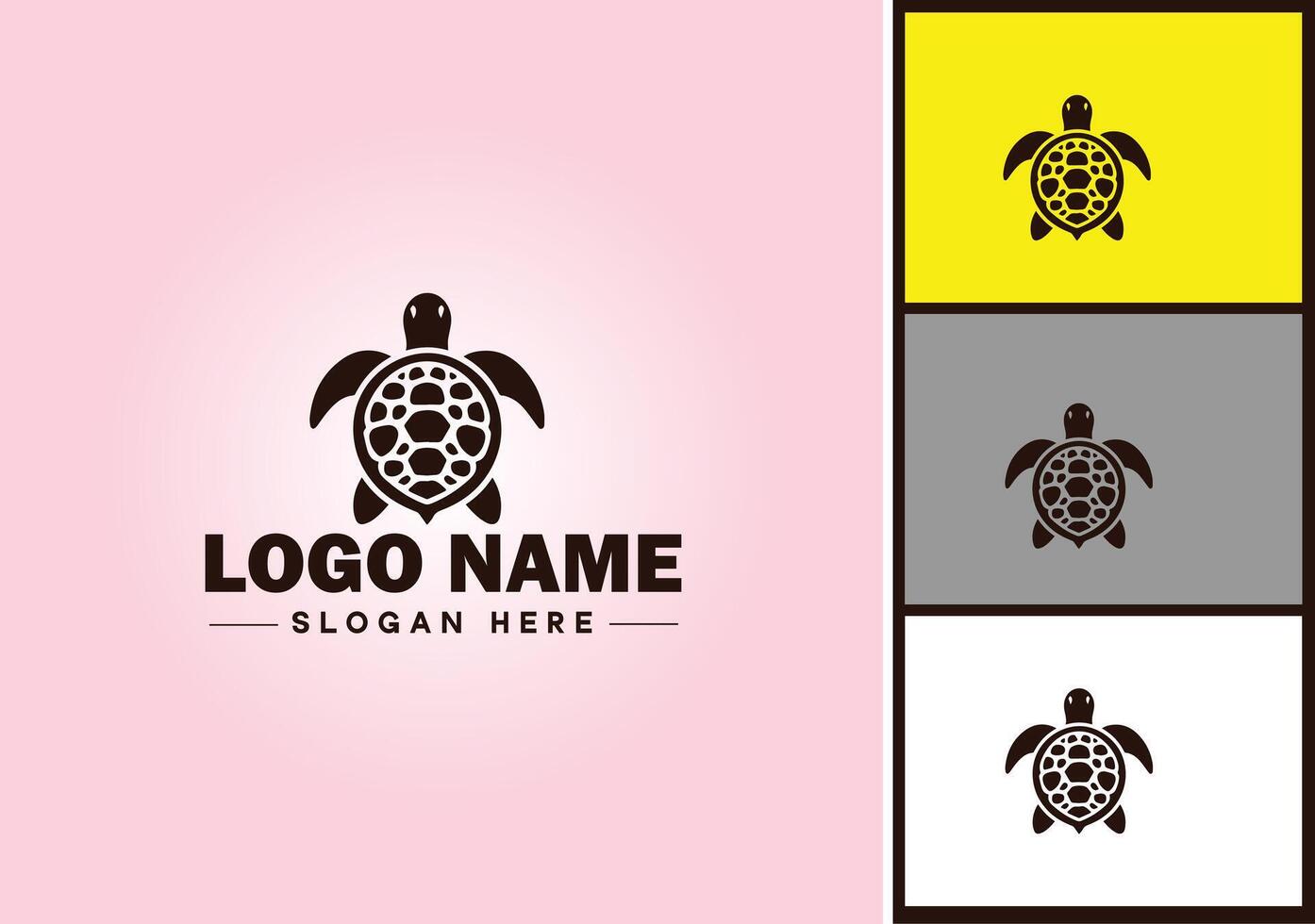 tortue logo vecteur art icône graphique pour entreprise marque tortue icône tortue logo modèle