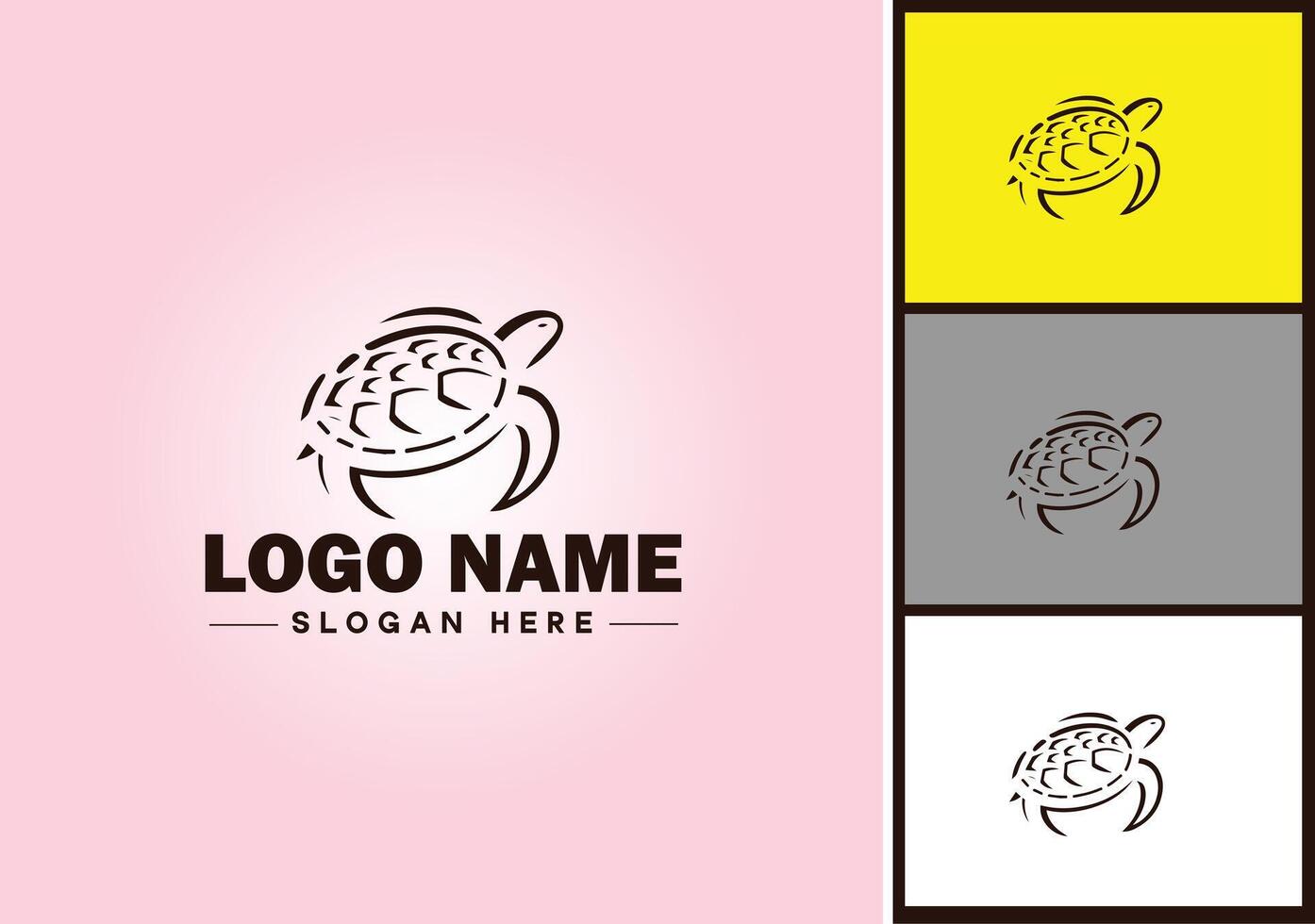 tortue logo vecteur art icône graphique pour entreprise marque tortue icône tortue logo modèle