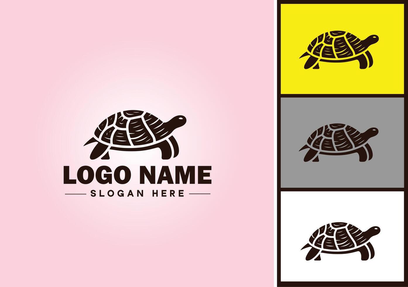 tortue logo vecteur art icône graphique pour entreprise marque tortue icône tortue logo modèle