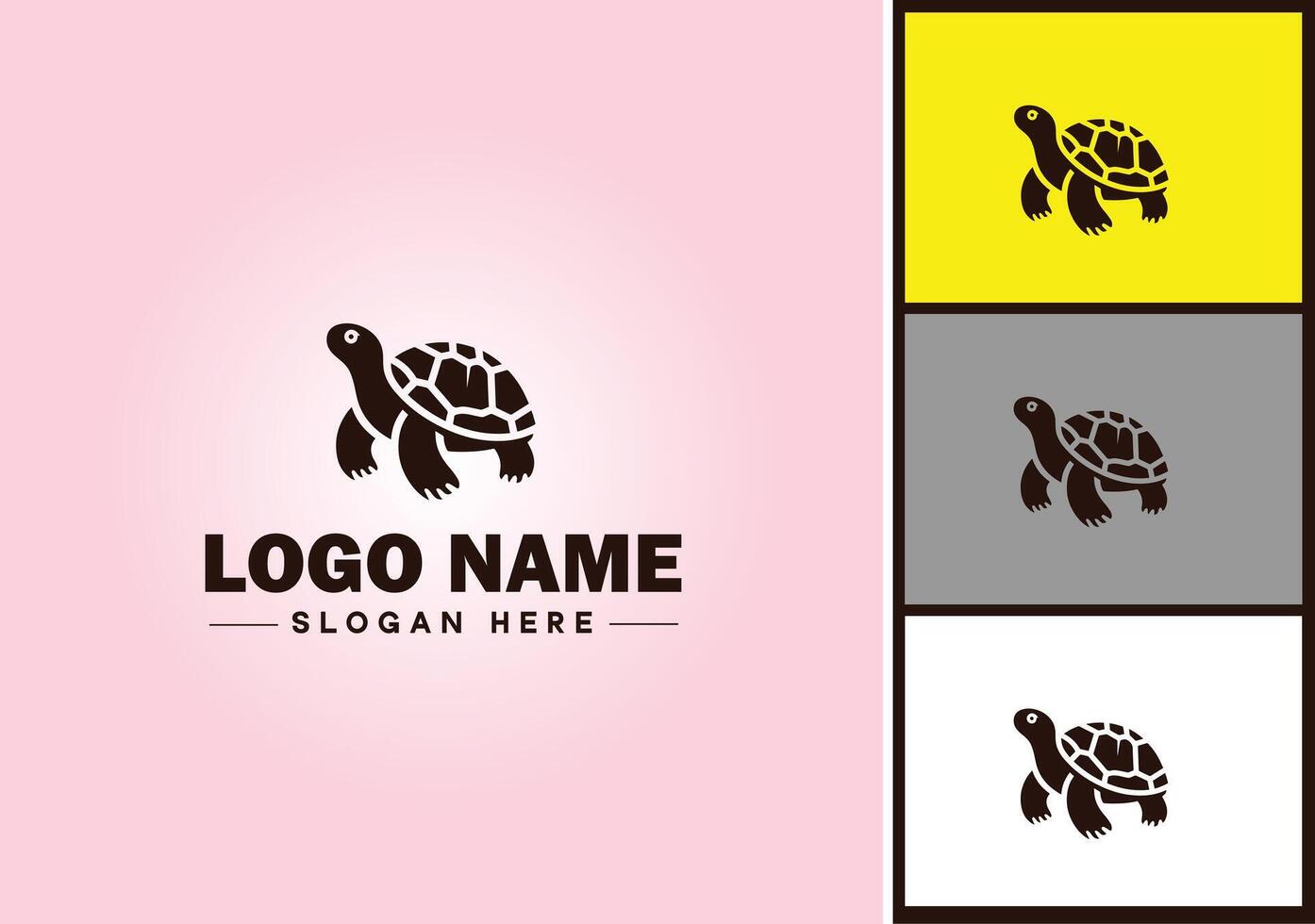 tortue logo vecteur art icône graphique pour entreprise marque tortue icône tortue logo modèle