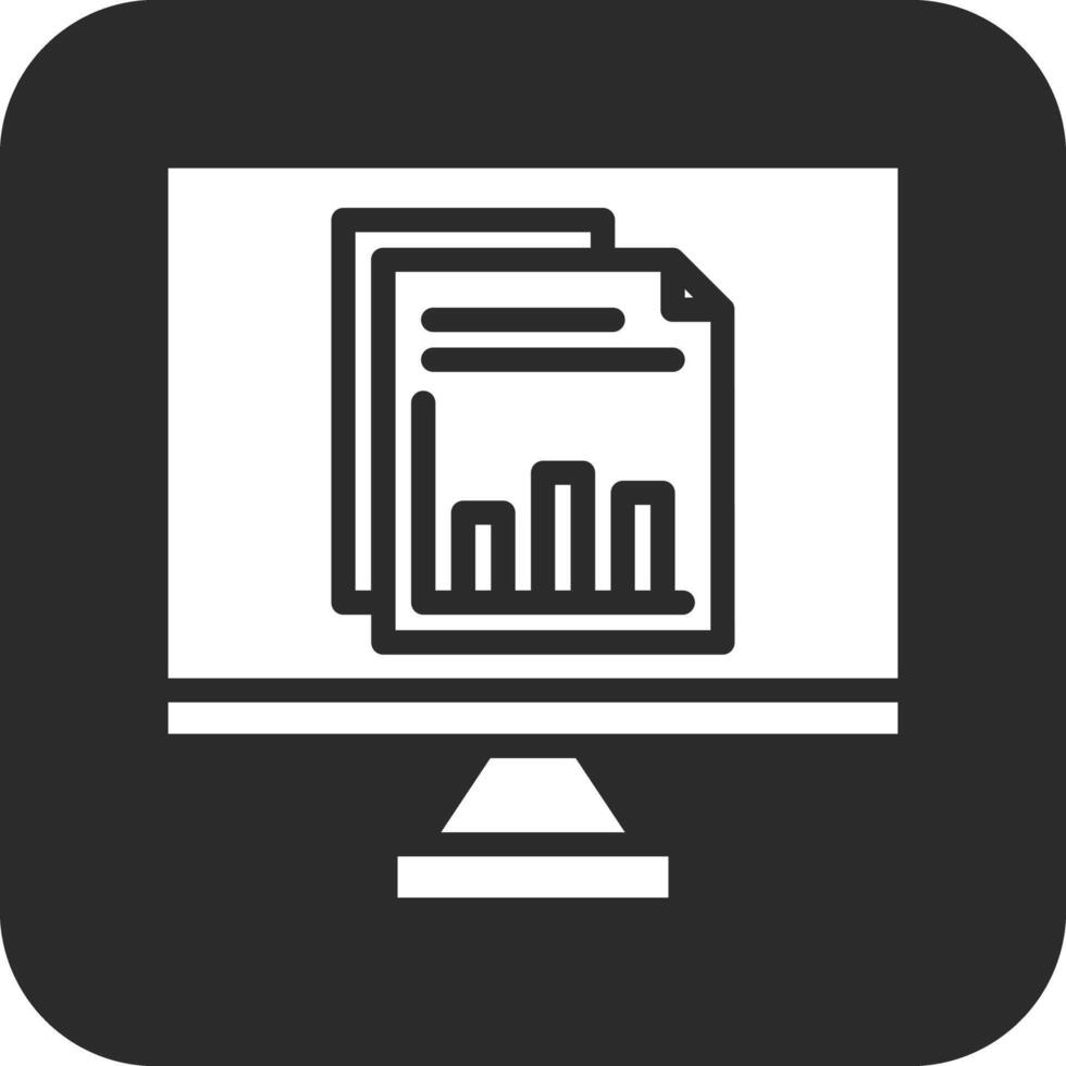 icône de vecteur de statistiques en ligne