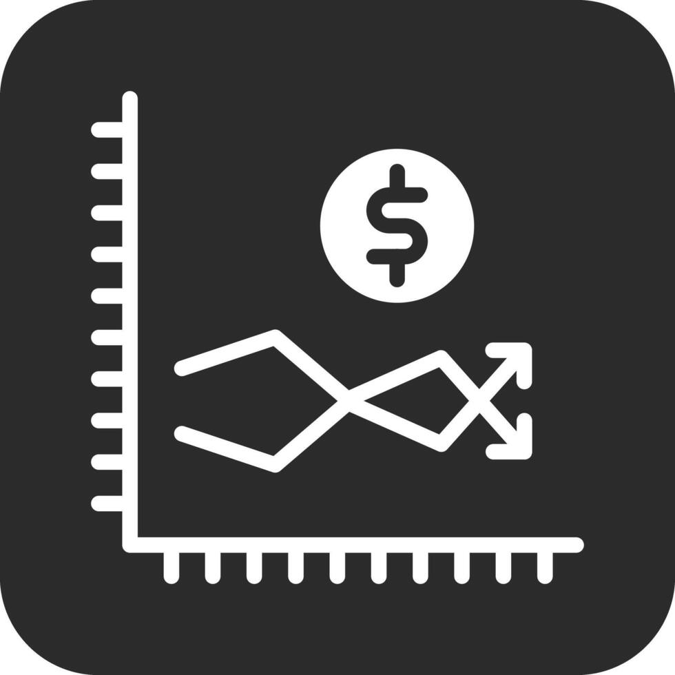 icône de vecteur de marché boursier