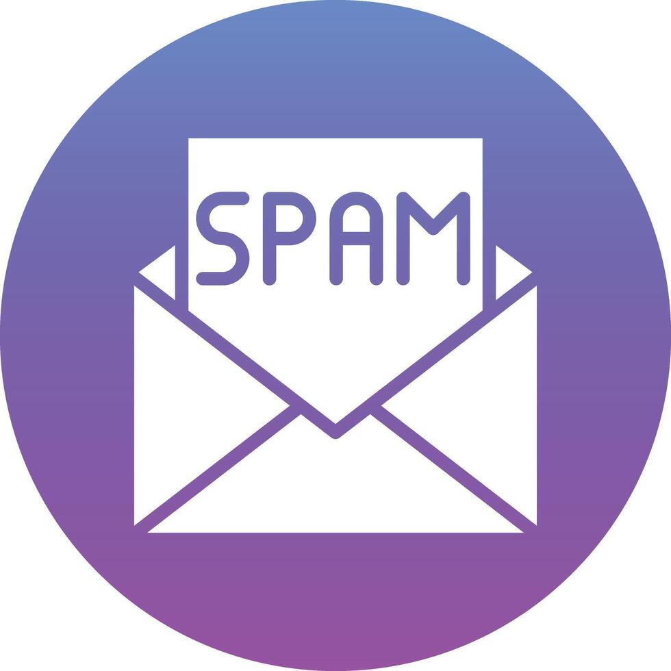 Spam email vecteur icône