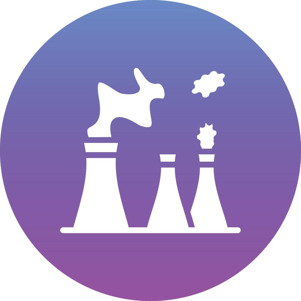 icône de vecteur de pollution atmosphérique