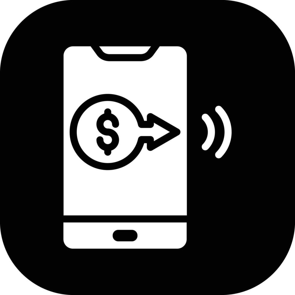 icône de vecteur de paiement mobile