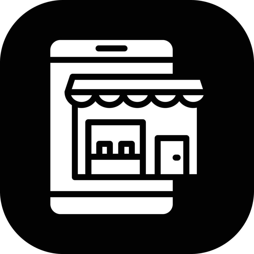 icône de vecteur de magasin en ligne