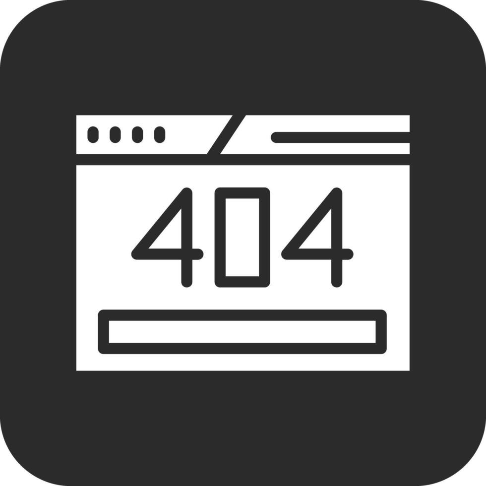 icône de vecteur d'erreur 404